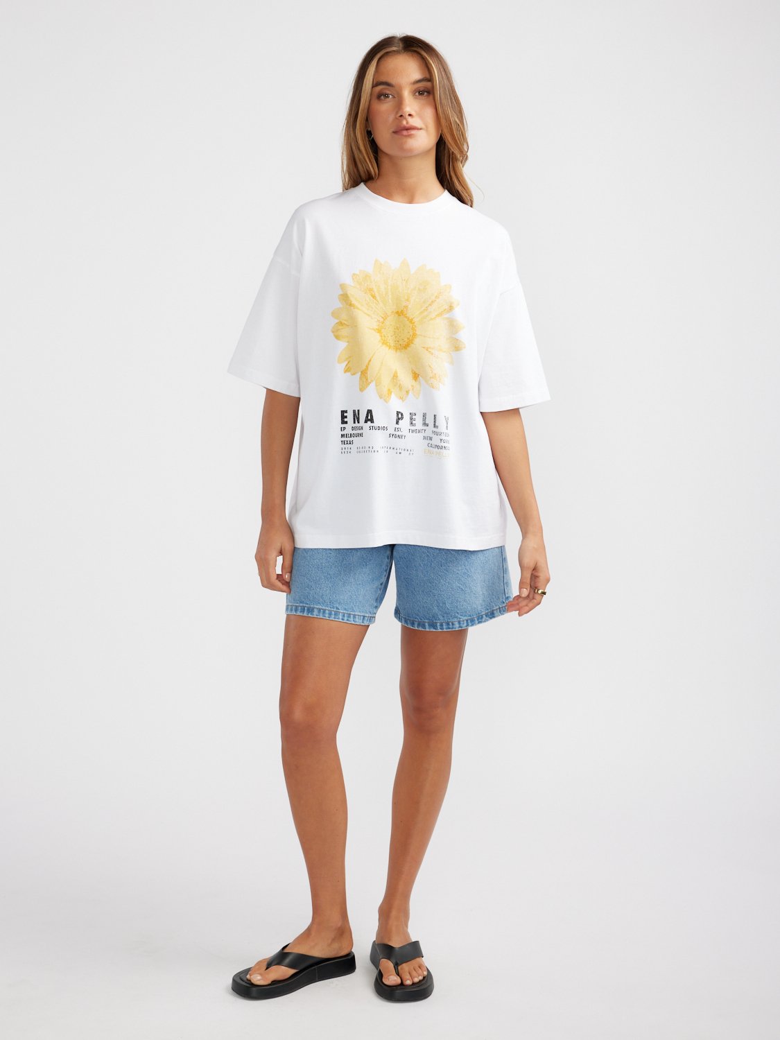 FLORA TEE - White