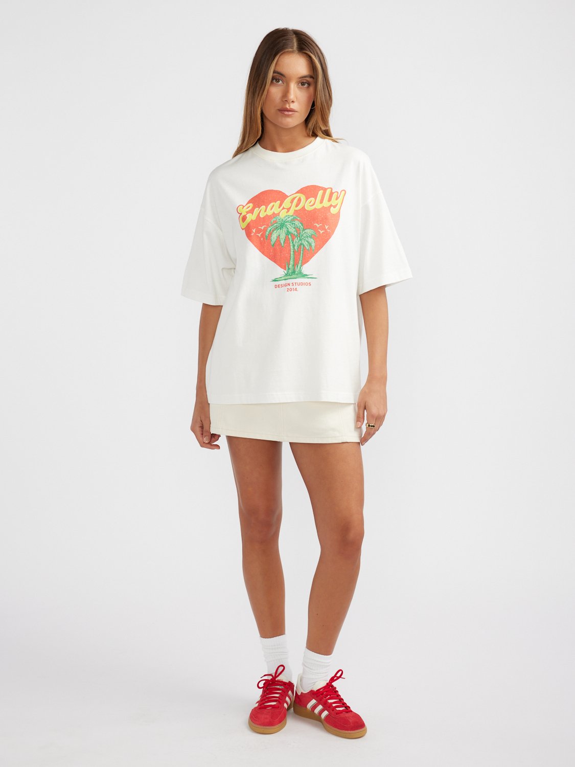 I HEART EP TEE - Vintage White