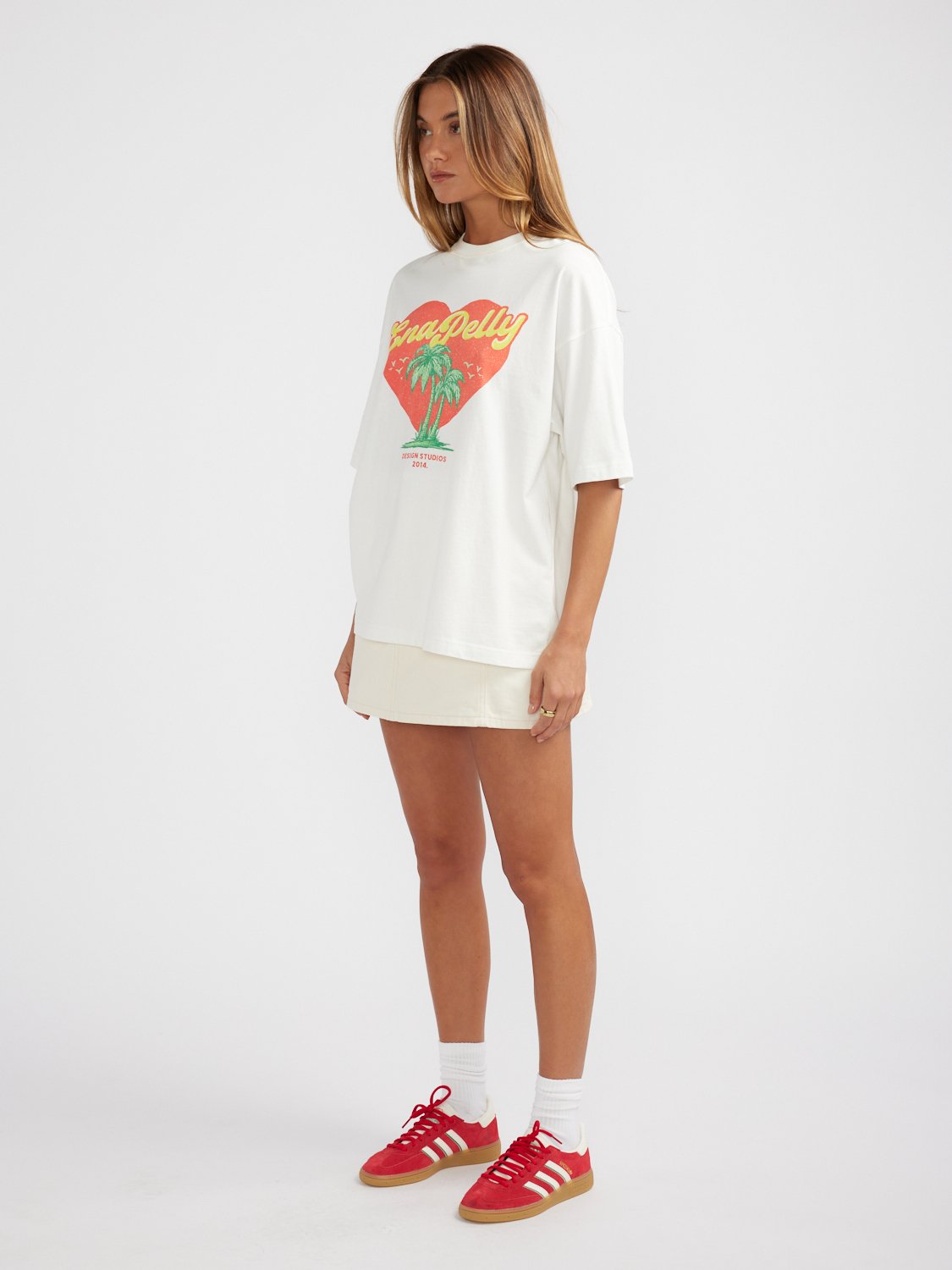 I HEART EP TEE - Vintage White