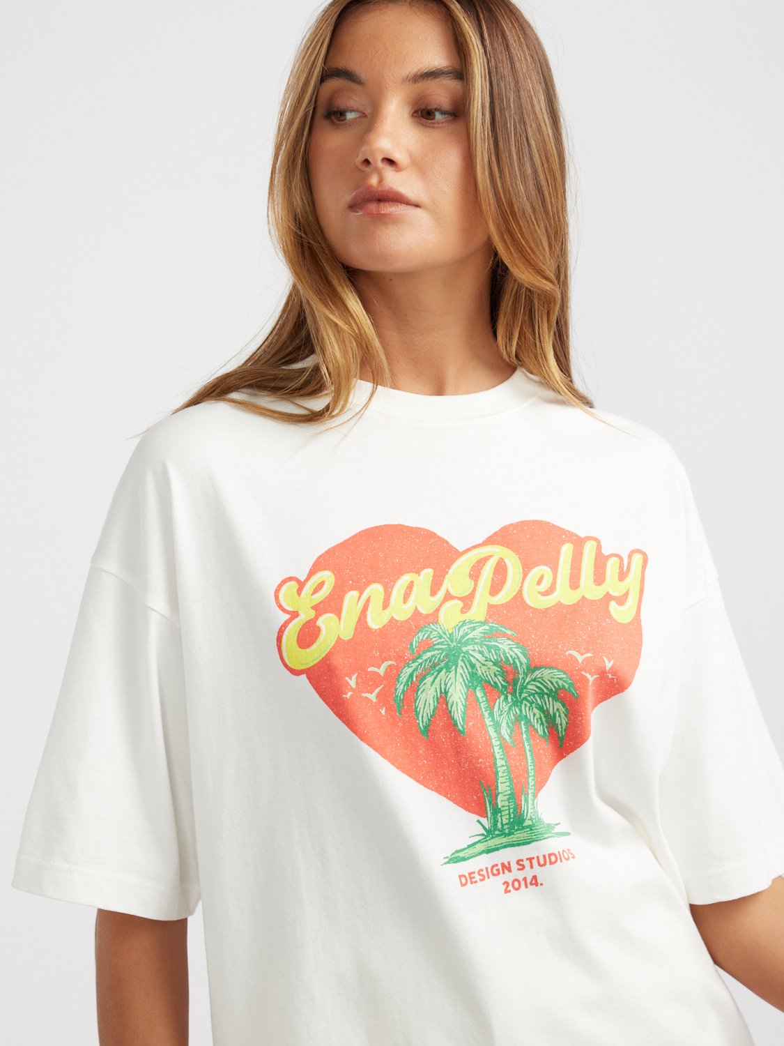 I HEART EP TEE - Vintage White