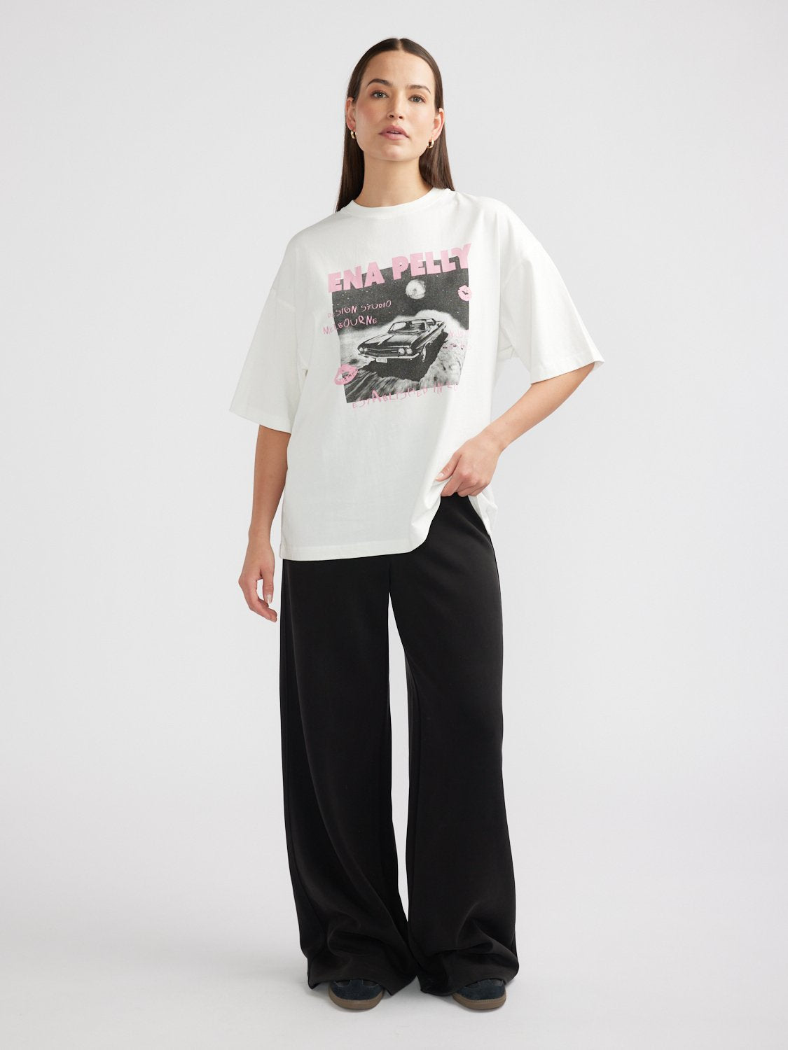 VINTAGE CAR TEE - Vintage White