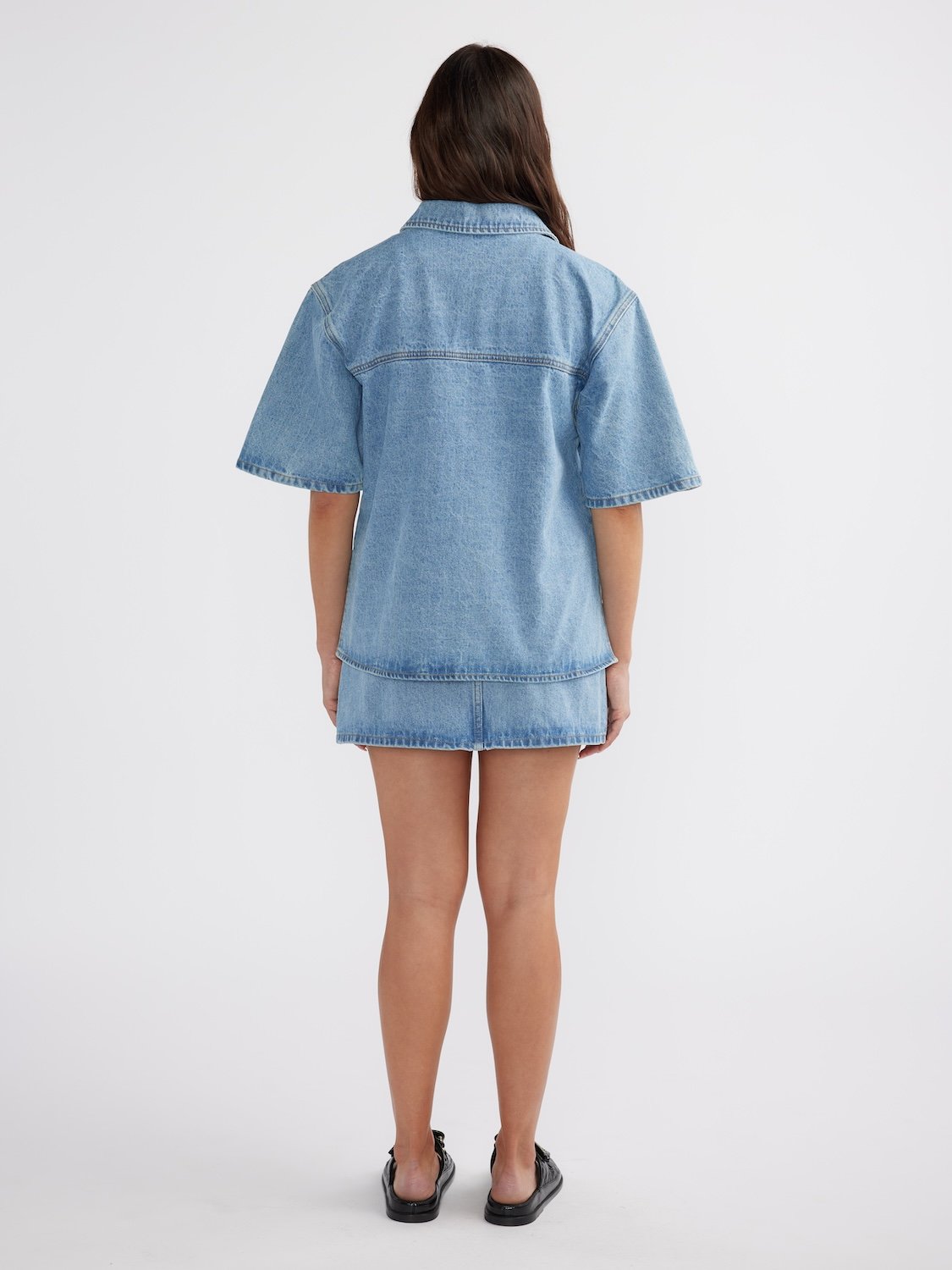 REESE OVERSIZED DENIM SHIRT