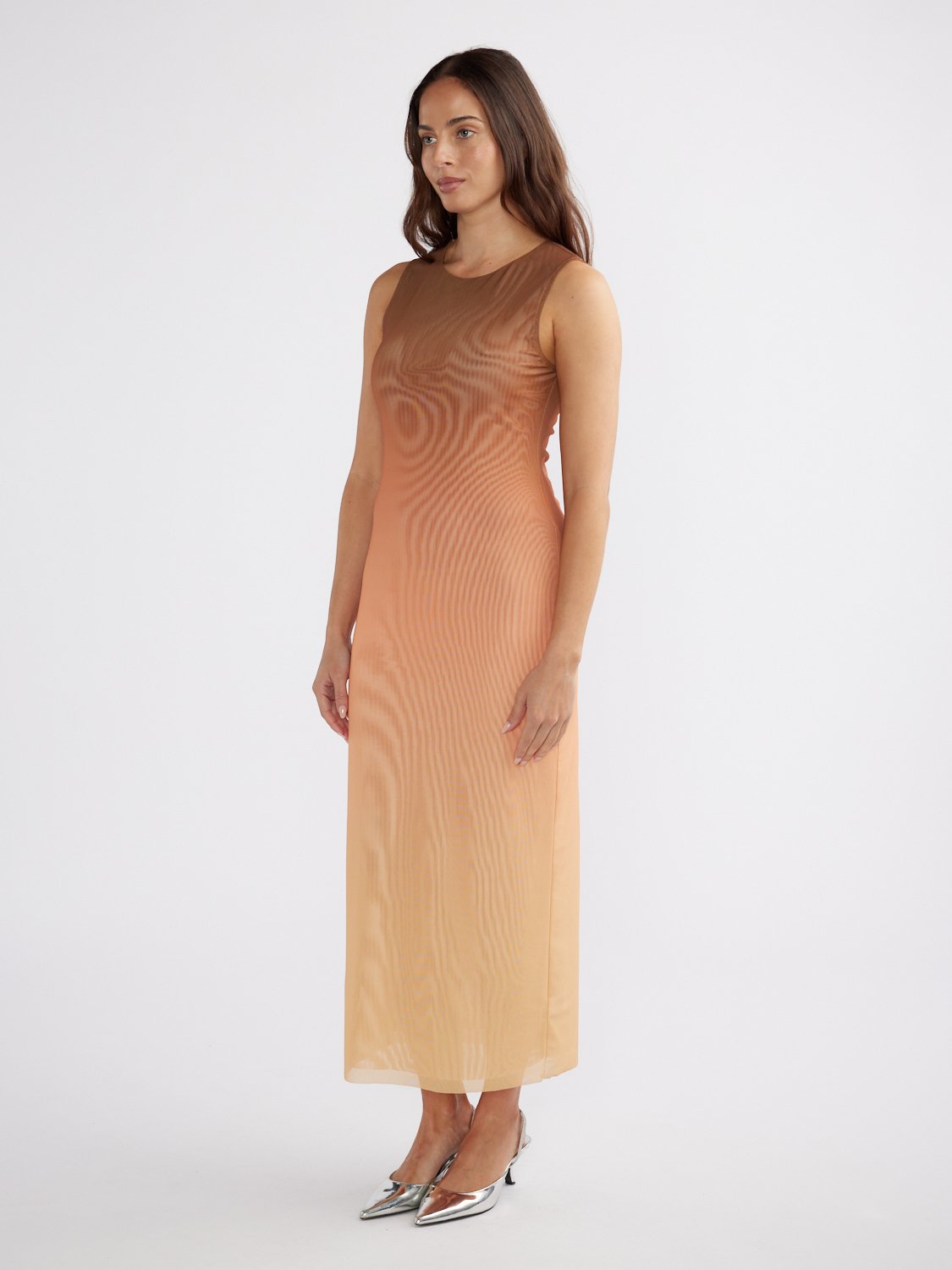 ARI OMBRE DRESS - Sunset Ombre