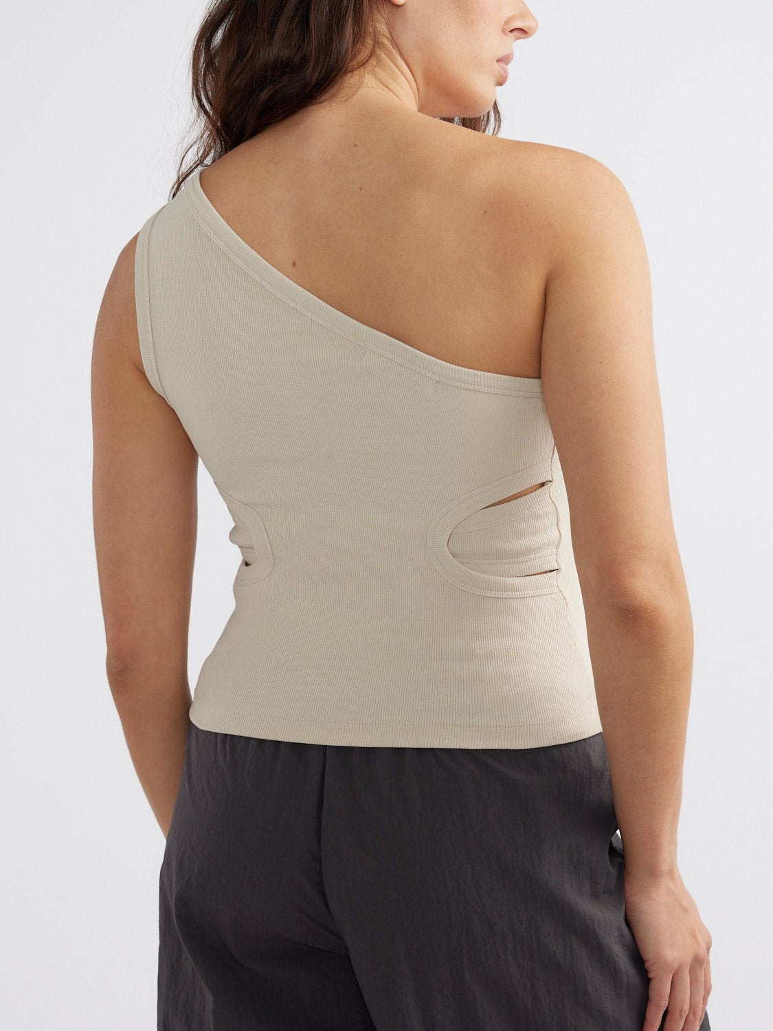 KOREY ASYMMETRIC TANK - Stone