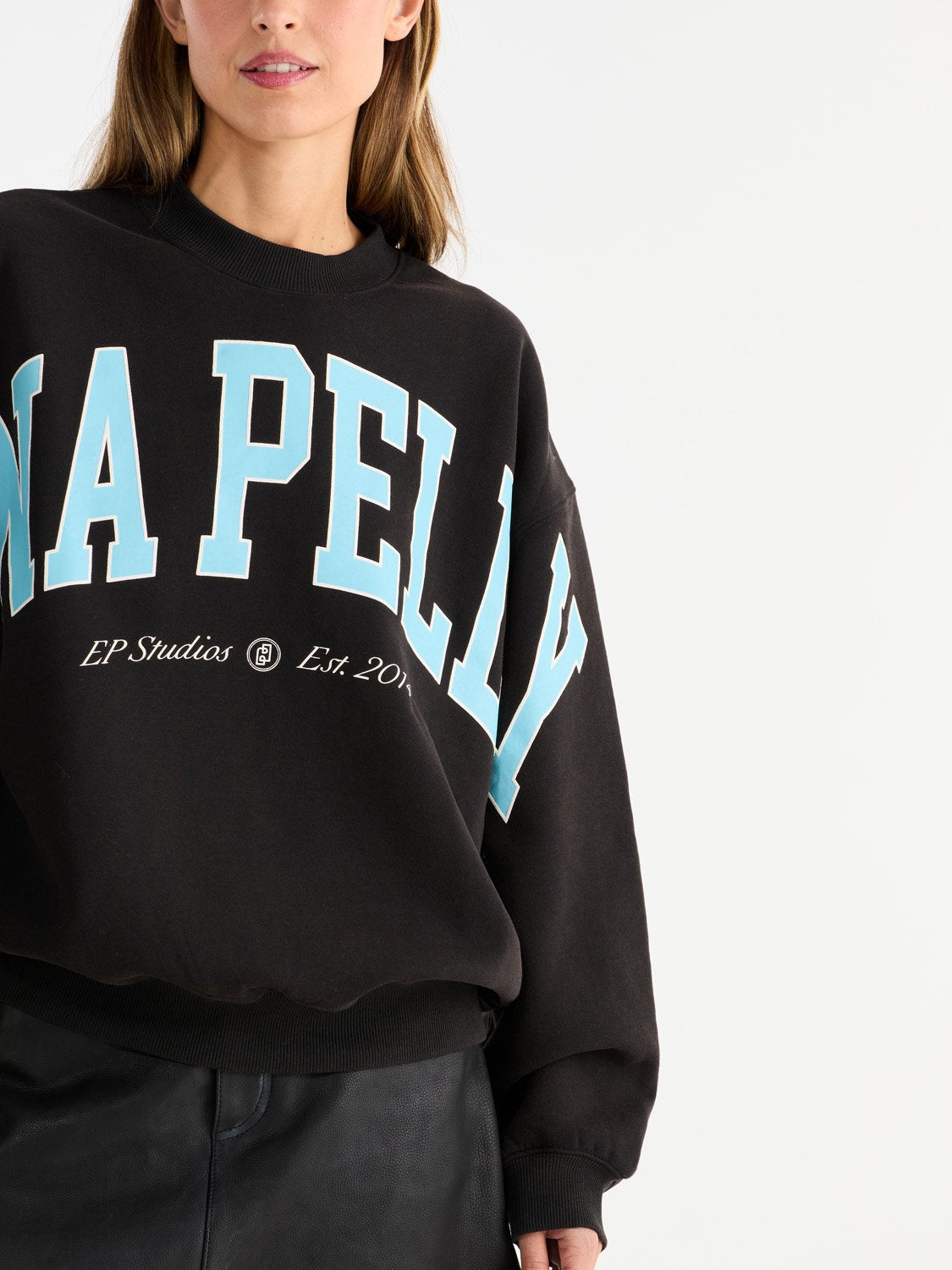 BOLD LOGO SWEATSHIRT - Washed Black