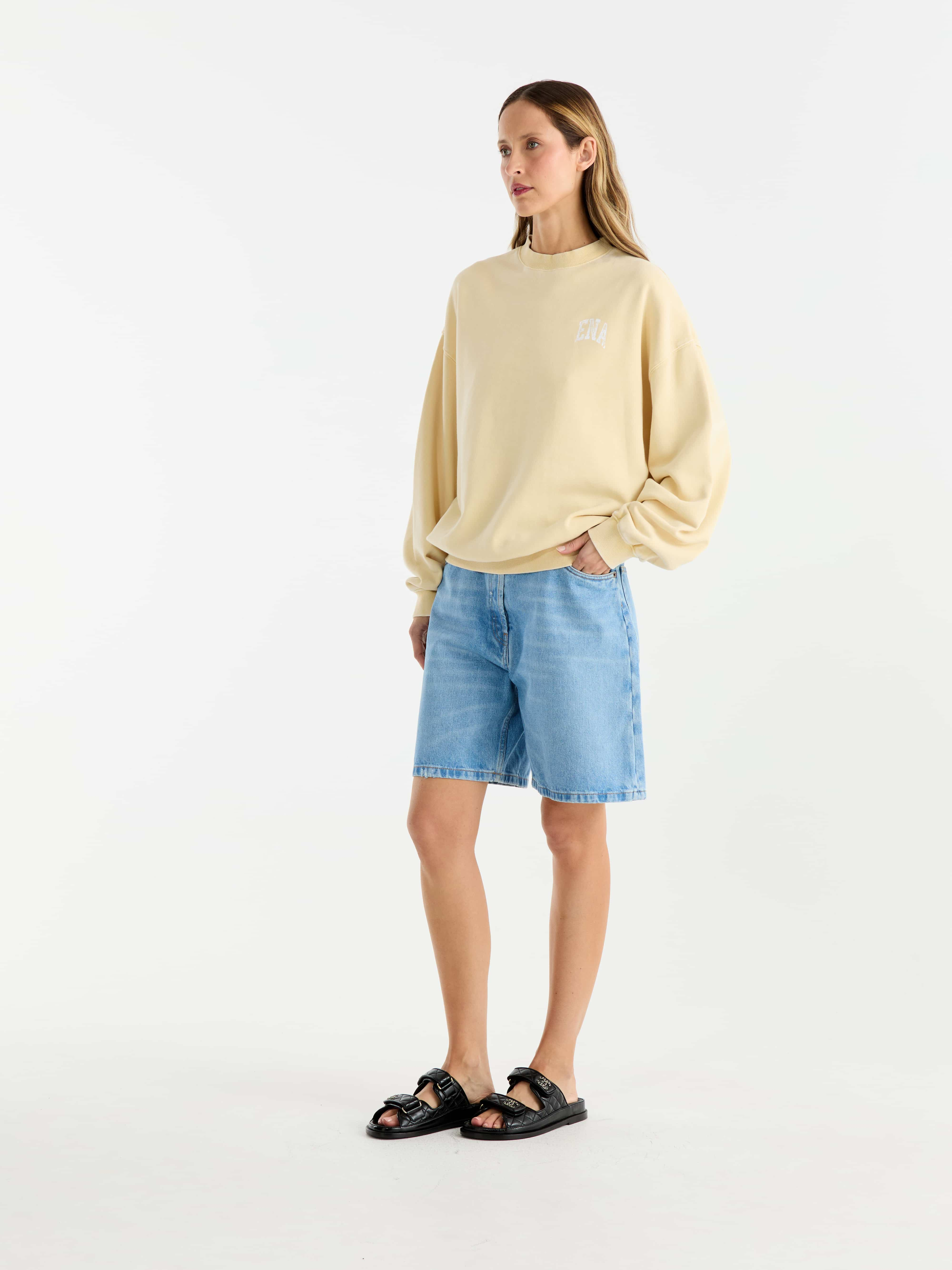 VINTAGE SPORT SWEATSHIRT - Lemon