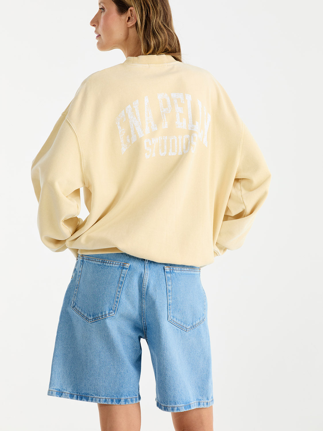 VINTAGE SPORT SWEATSHIRT - Lemon