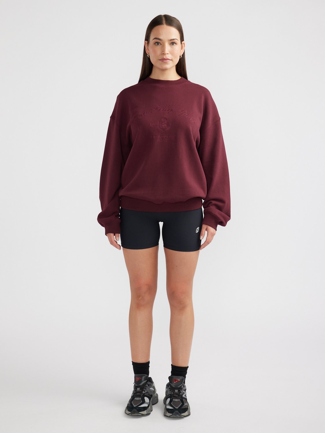 CLASSIC SPORT SWEATER - Cherry Cola