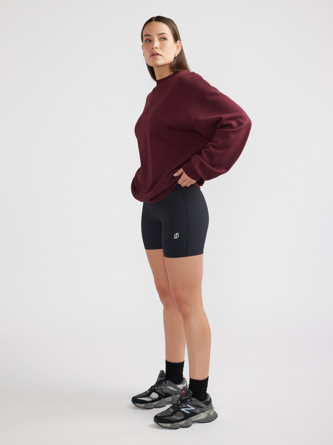 CLASSIC SPORT SWEATER - Cherry Cola