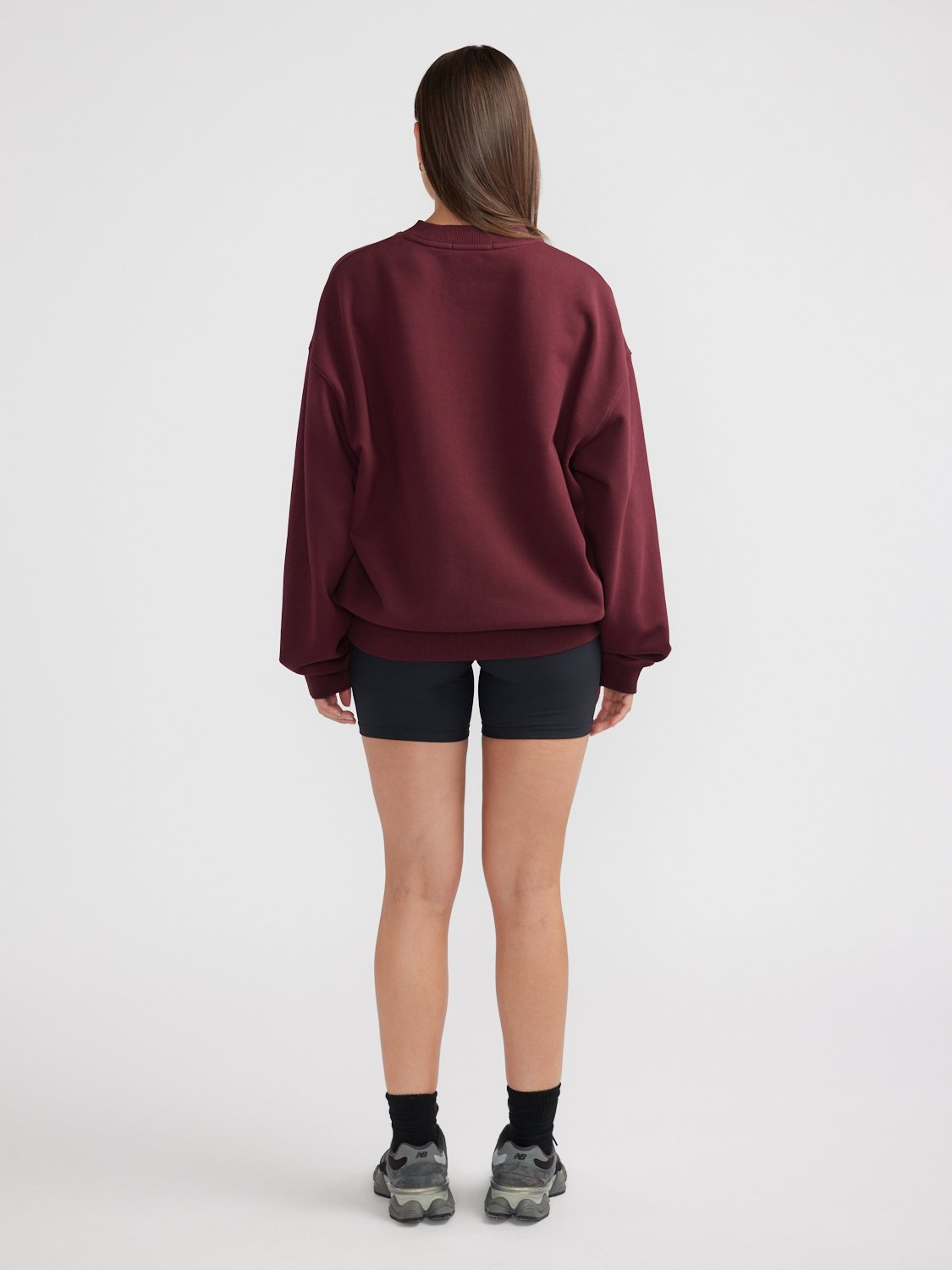 CLASSIC SPORT SWEATER - Cherry Cola