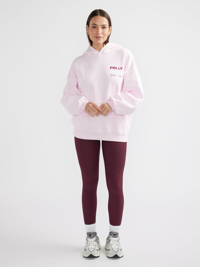 TENNIS LOGO HOODIE - Candy Pink