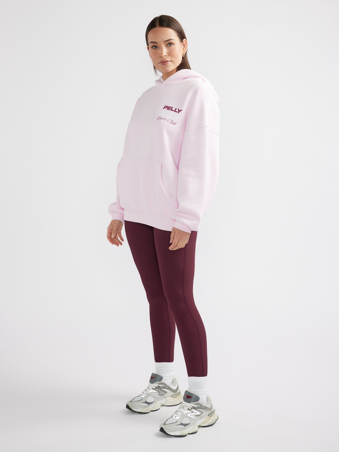 TENNIS LOGO HOODIE - Candy Pink