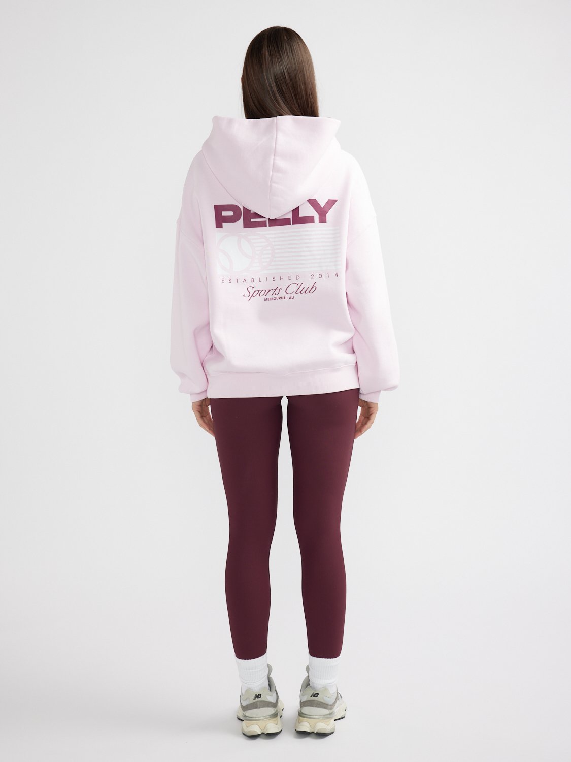 TENNIS LOGO HOODIE - Candy Pink