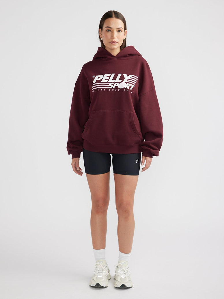 CLASSIC SPORT HOODIE - Cherry Cola