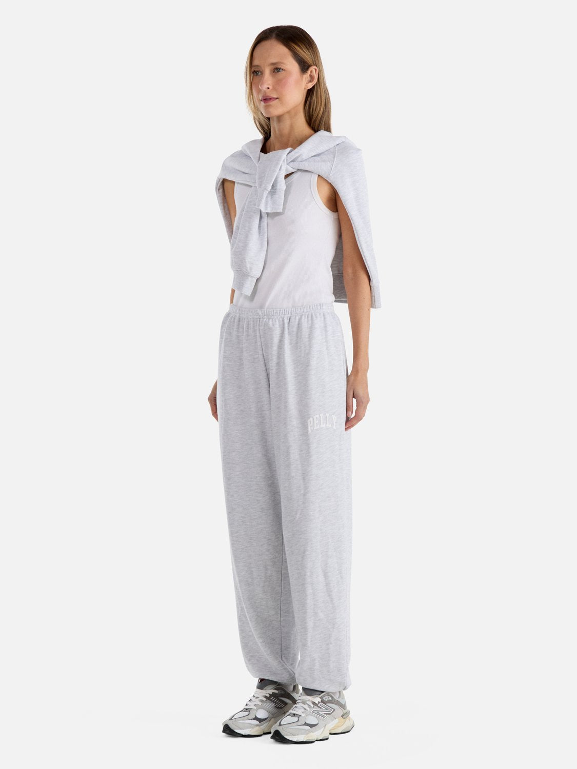 KARLA TRACK PANT - White Marle