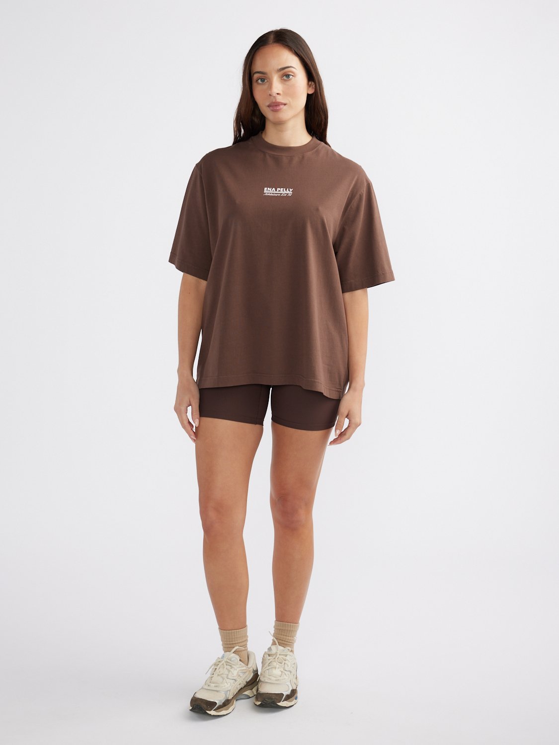 ESSENTIAL LOGO TEE - Mocha