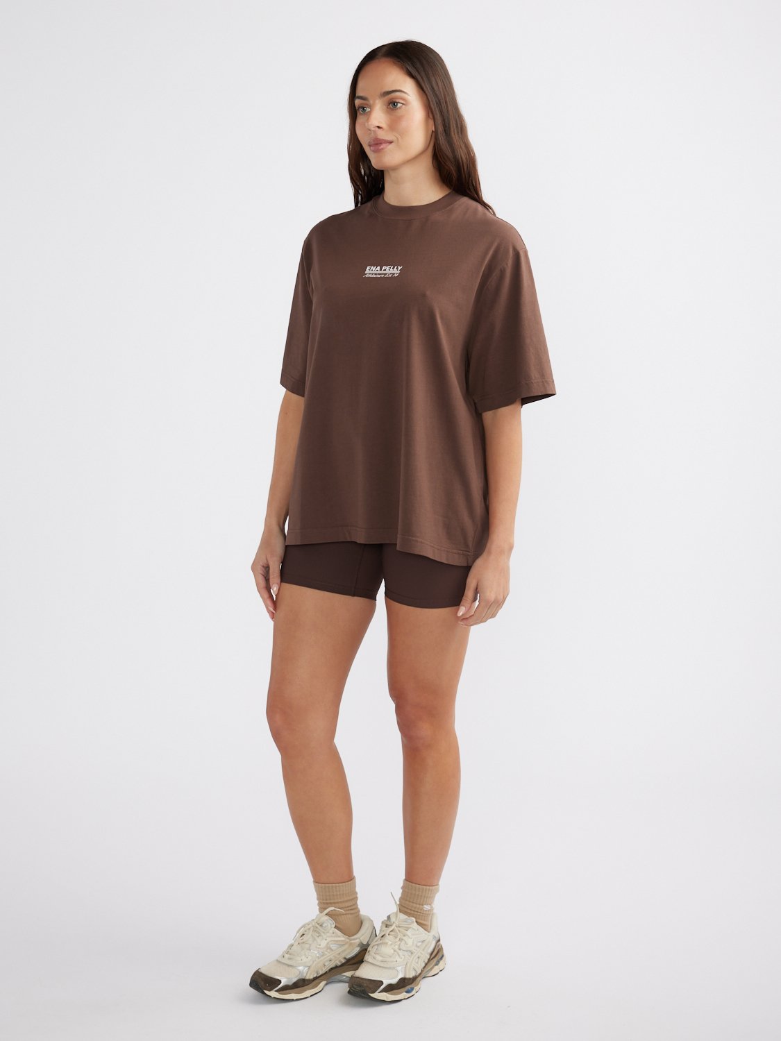 ESSENTIAL LOGO TEE - Mocha