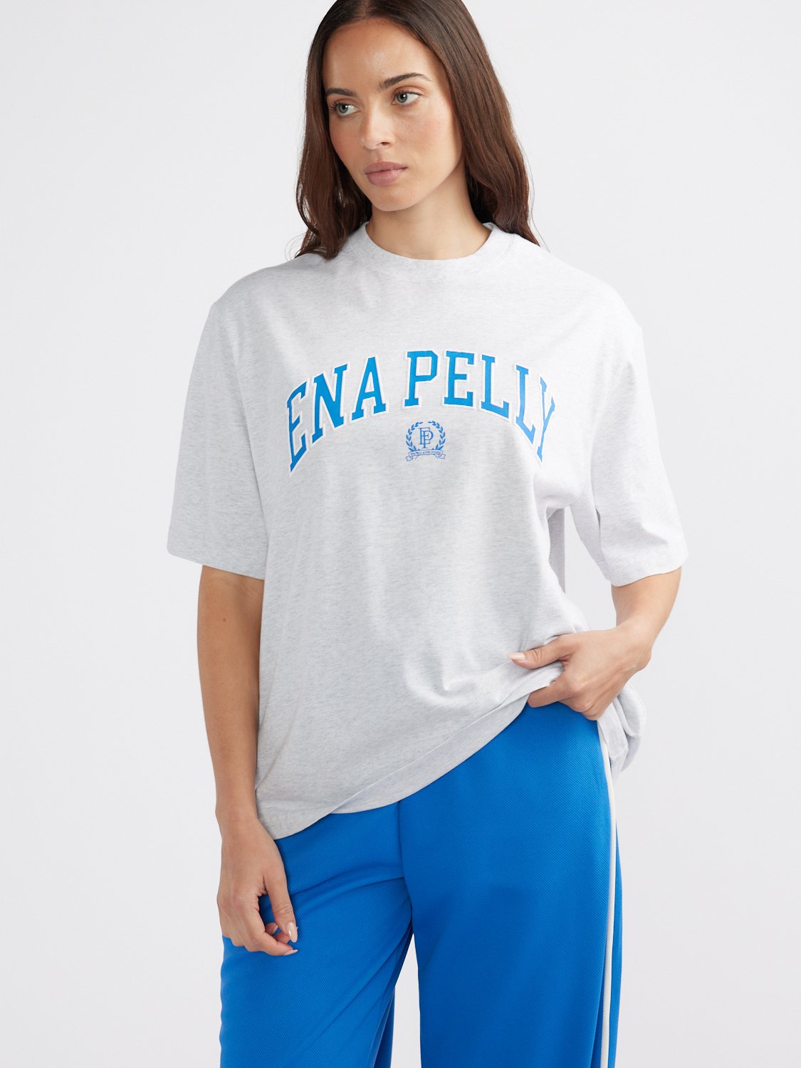 CLASSIC COLLEGIATE TEE - White Marle