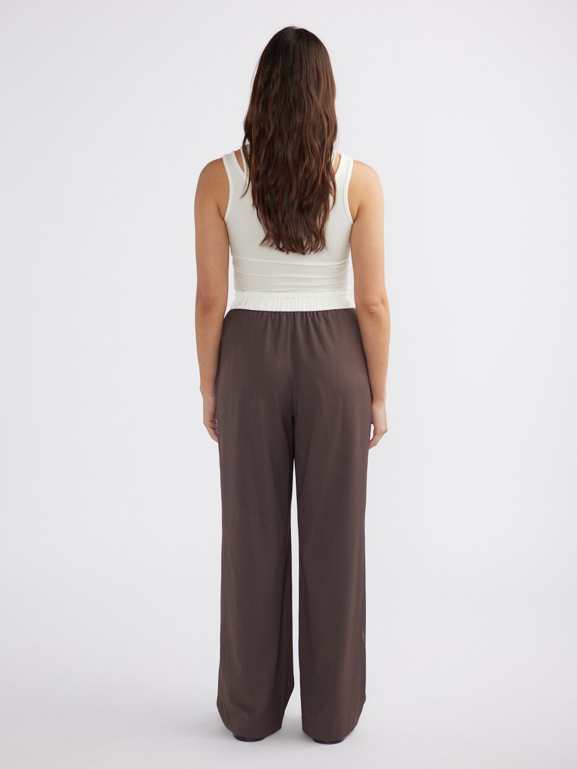 MILLA RELAXED TROUSER - Brown