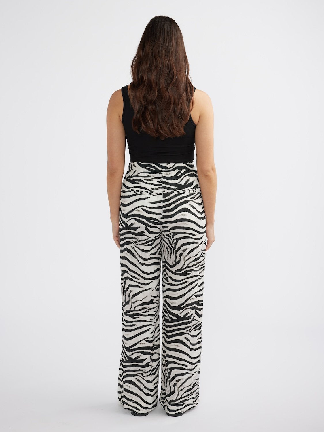 MORGAN RELAXED PANT - Monotone Zebra