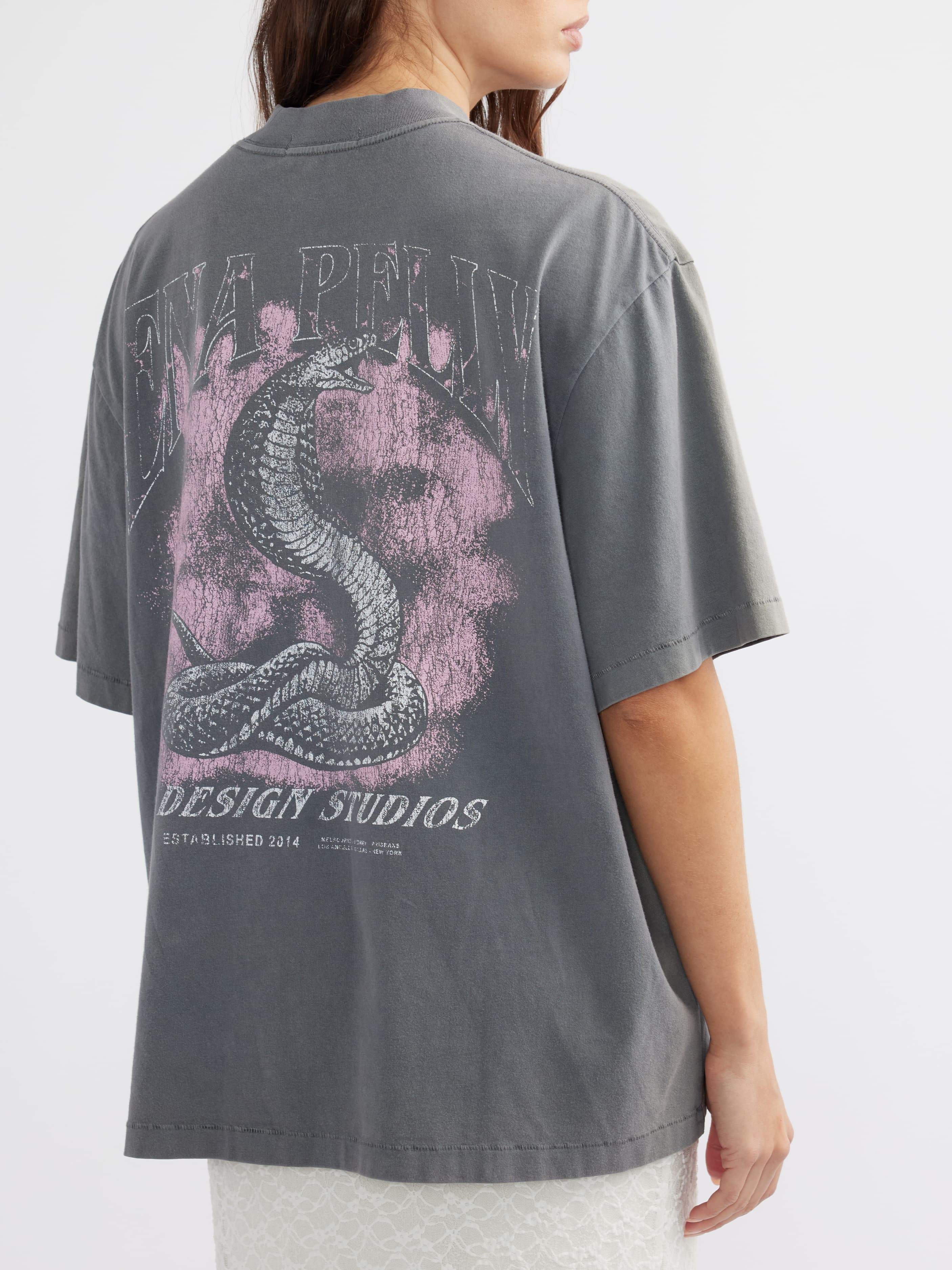 SERPENT TEE - Washed Grey