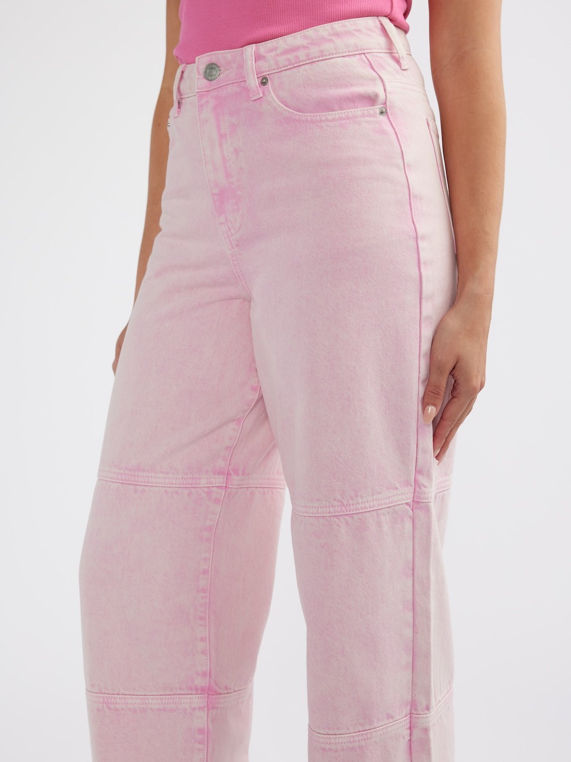 CP DENIM JEAN - Washed Pink