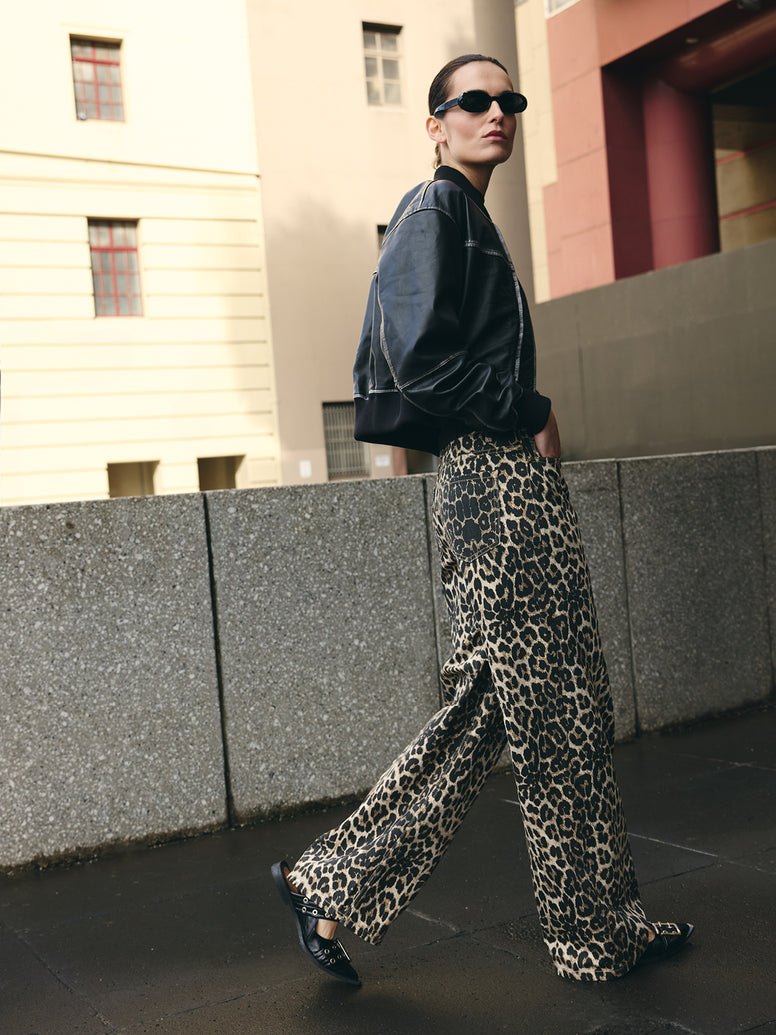 Suri Jean - Leopard Print