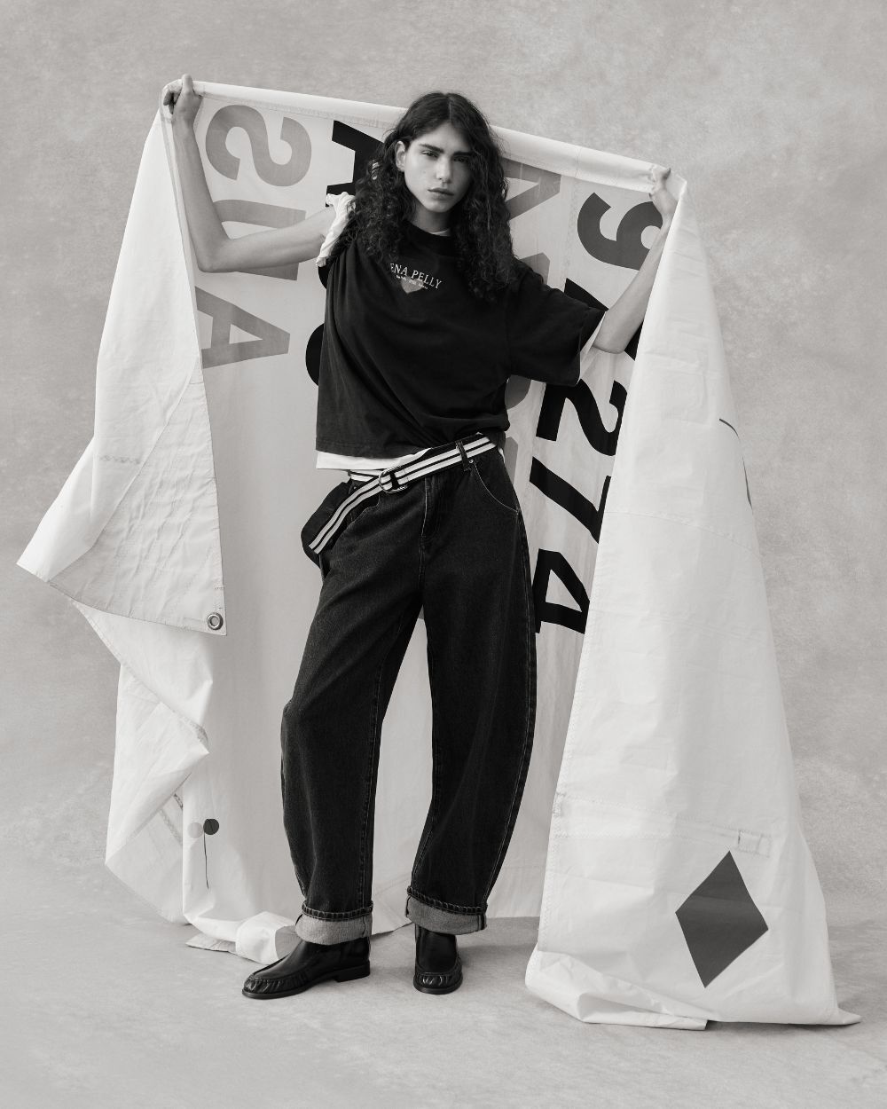 Soft denim. Nautical stripes. Undeniably bold. Where sport, utility, and ease collide.