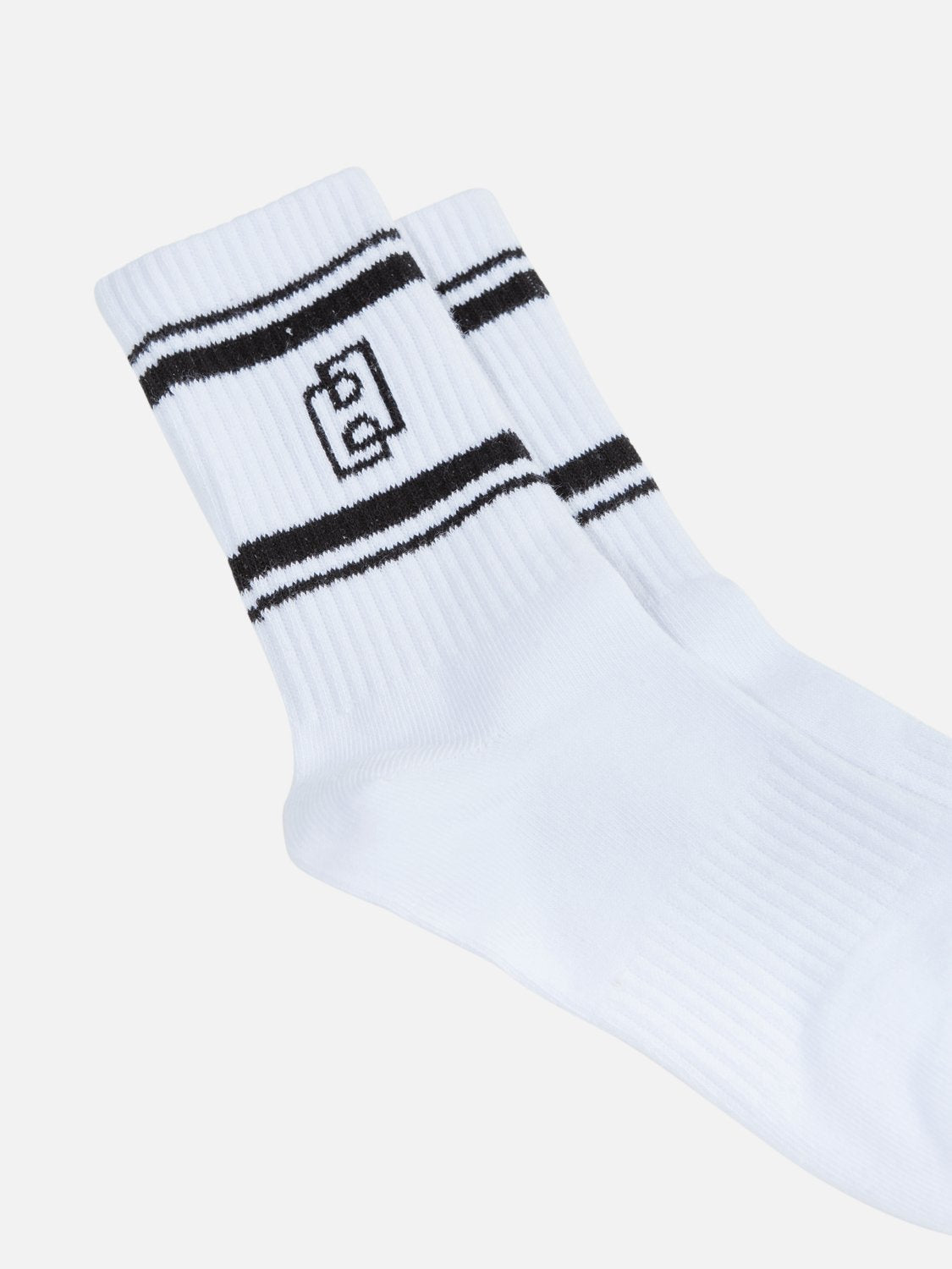 Athleisure Sock - White Monogram