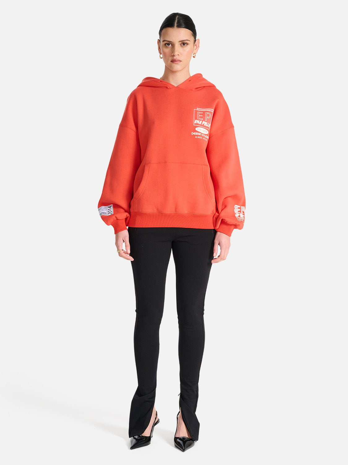 Mae Boyfriend Hoodie - Washed Burnt Orange – ENA PELLY AU