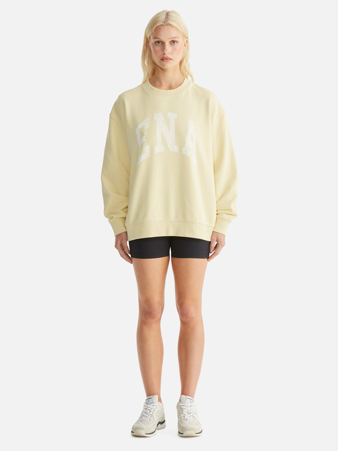 Lilly Oversized Sweater College - Butter