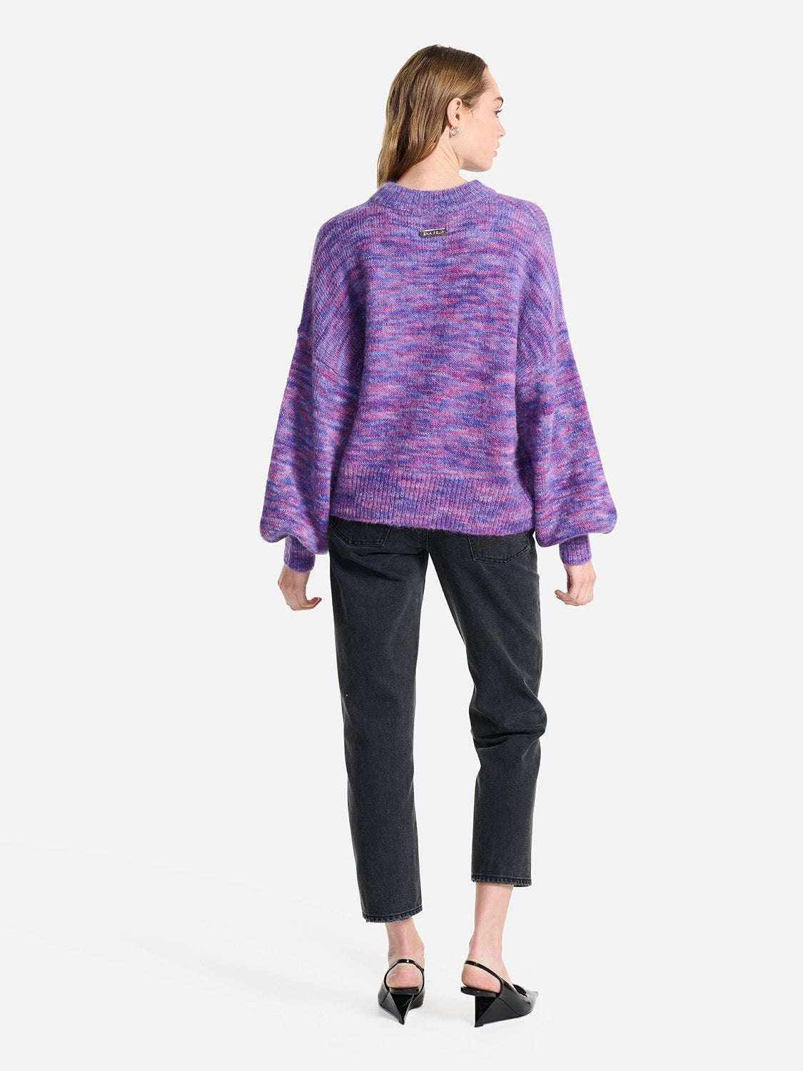 Jessica Knit Top - Meadow Violet Marle