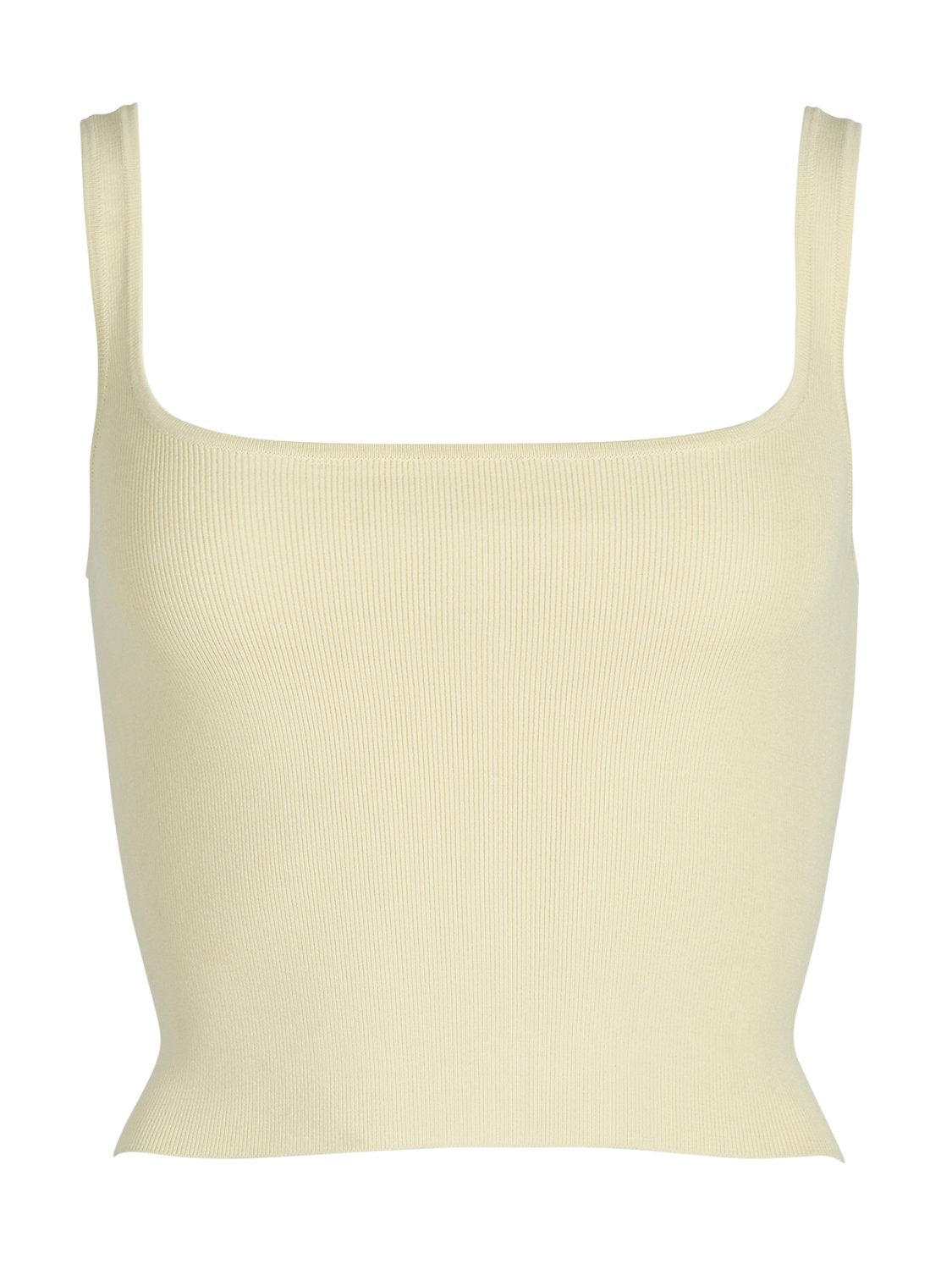 Evie Luxe Knit Tank - French Vanilla
