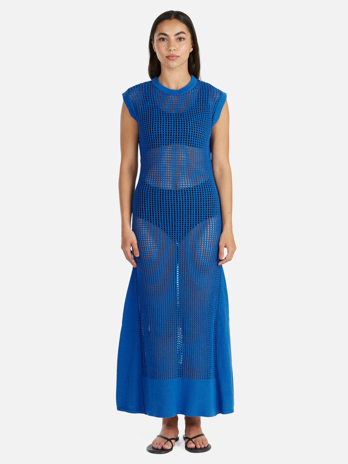 Demi Knit Maxi Dress - Dazzling Blue