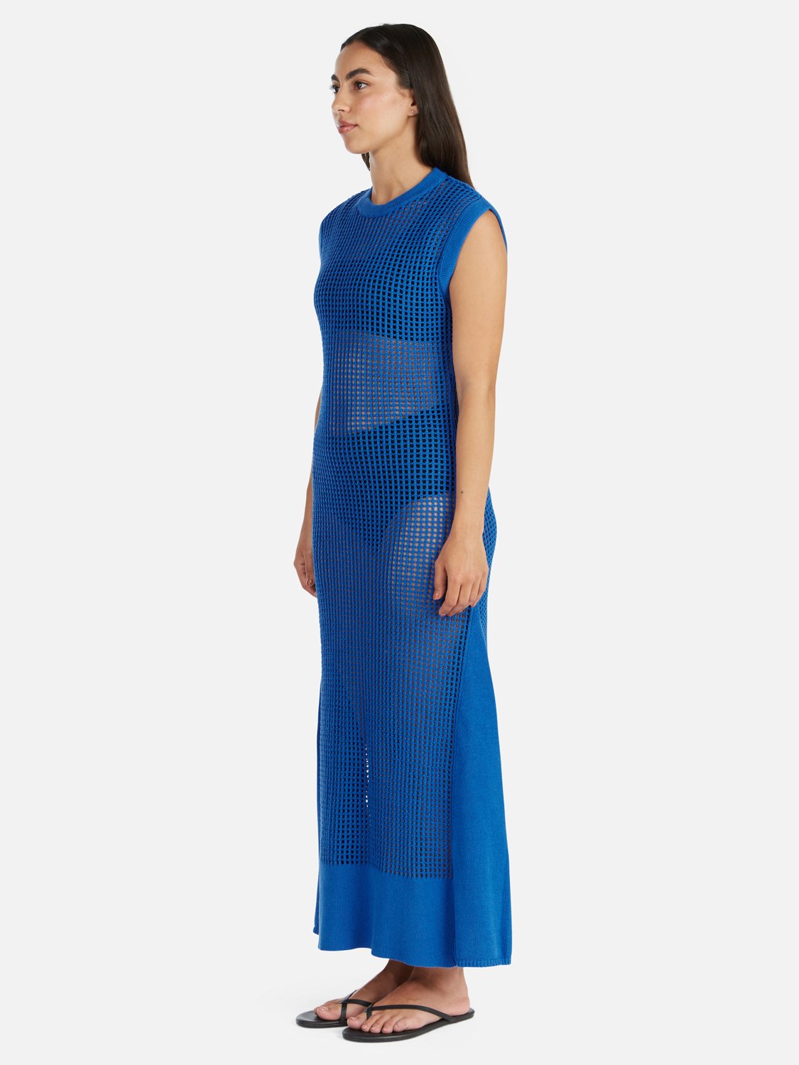 Demi Knit Maxi Dress - Dazzling Blue